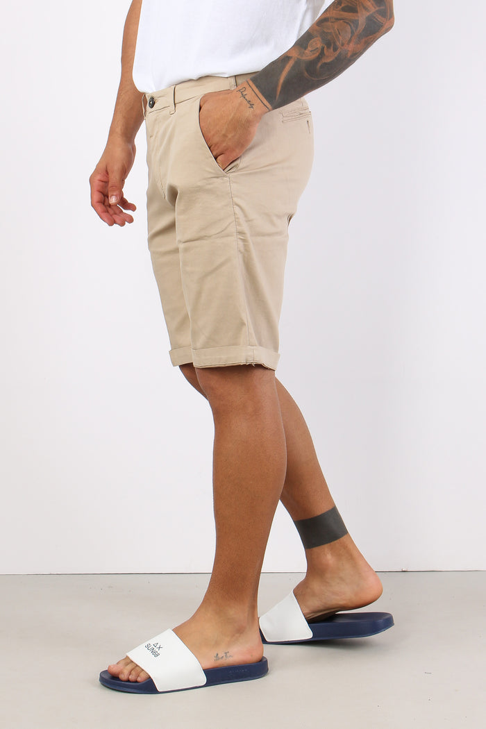 Bermuda Chino Regular Beige-2