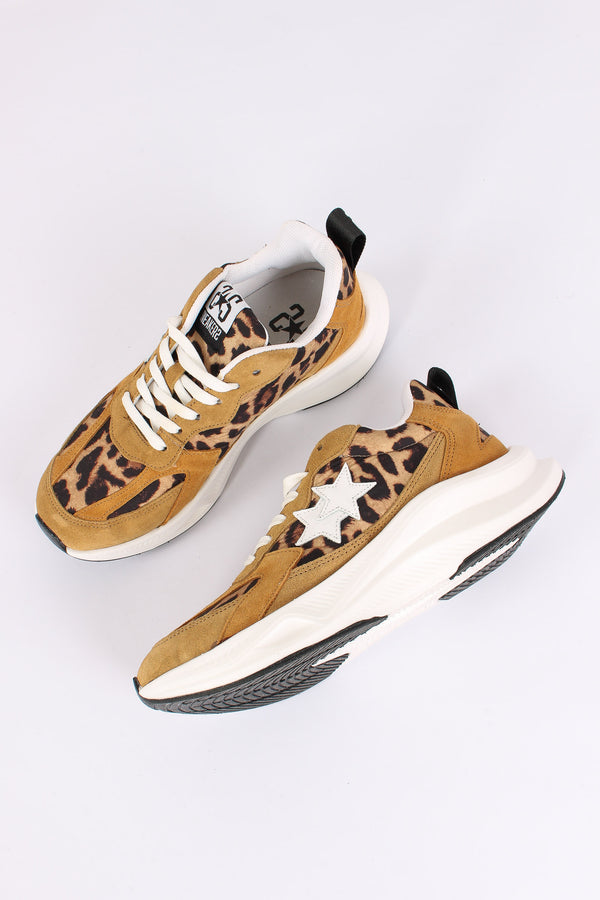 Sneakers New Run Star Animalier Leopard/taupe-2