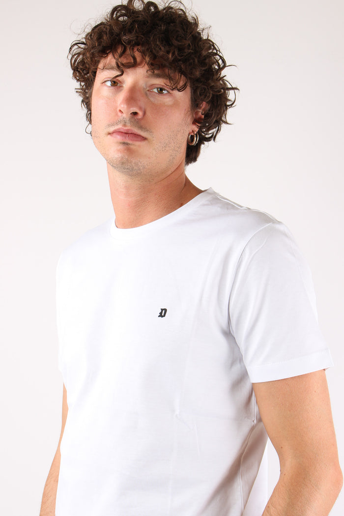 T-shirt Cotone Fiammato White-7
