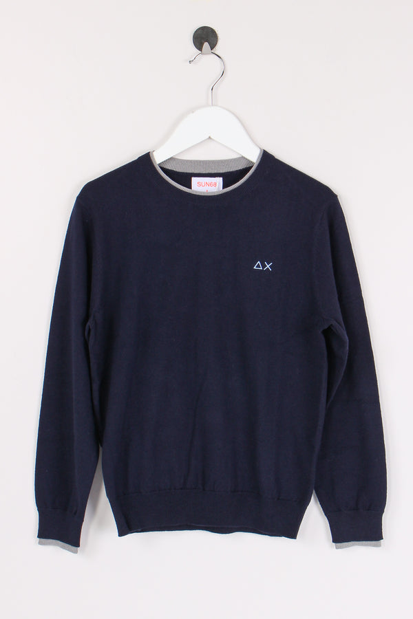 Pullover Leggero Profilo Navy Blue