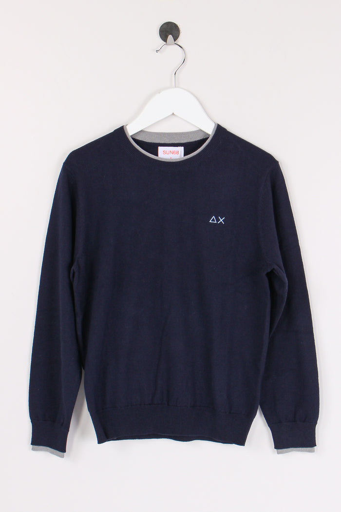 Pullover Leggero Profilo Navy Blue