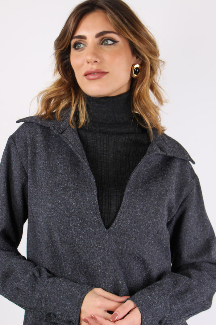 Camicia Scavo V Graphite-7