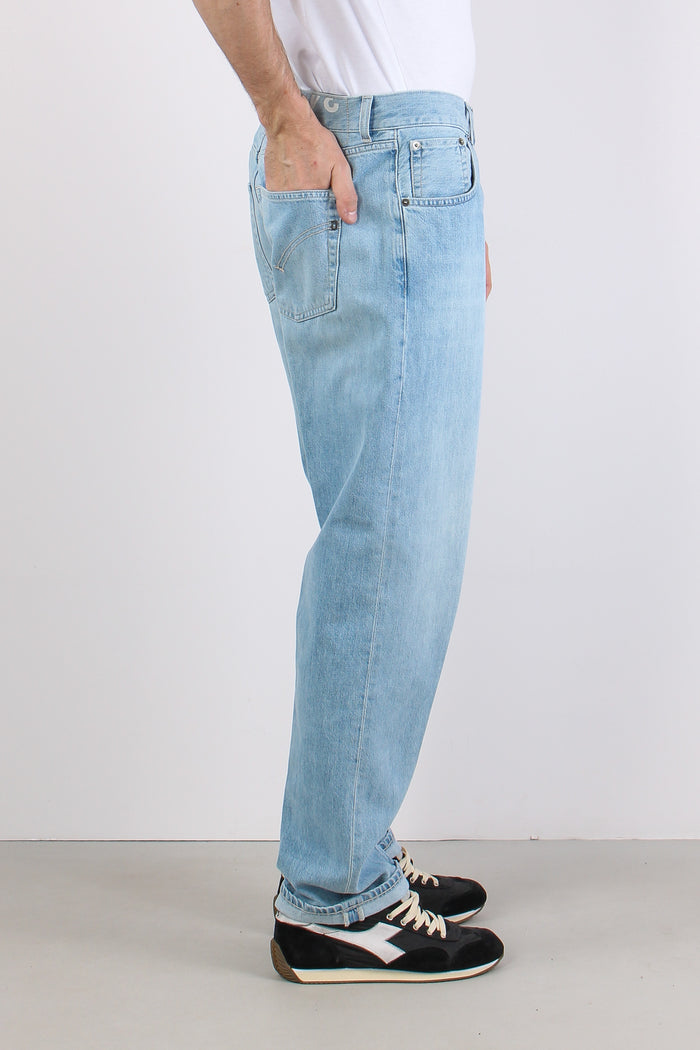 Ervin Denim Gamba Morbida Denim Chiaro-7