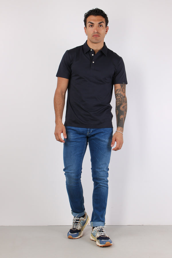 Polo Technical Piquet Navy-2