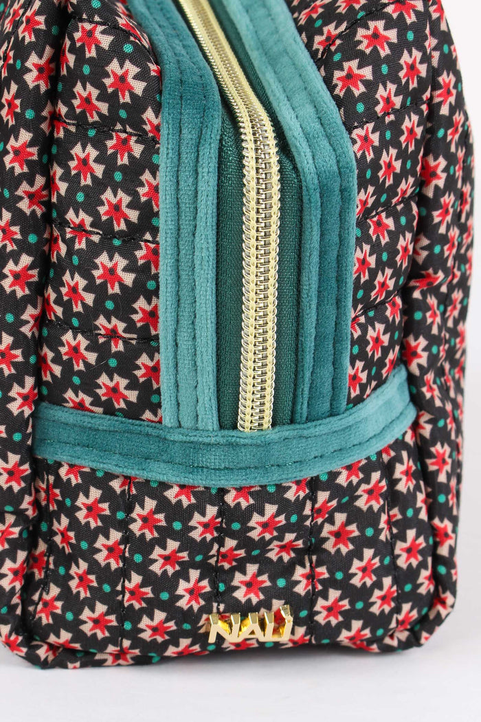 Pochette Patch Lettera N Nero/ottanio-7