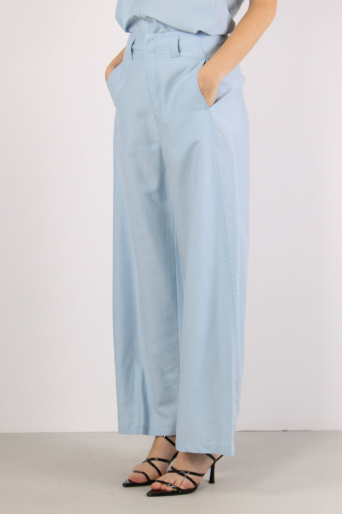Pantalone Passanti Vita Celeste-5