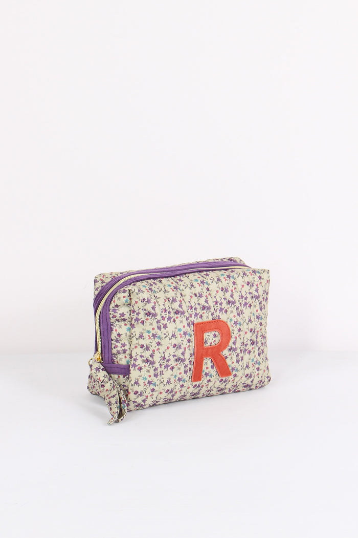 Pochette Patch Lettera R Beige/viola-6