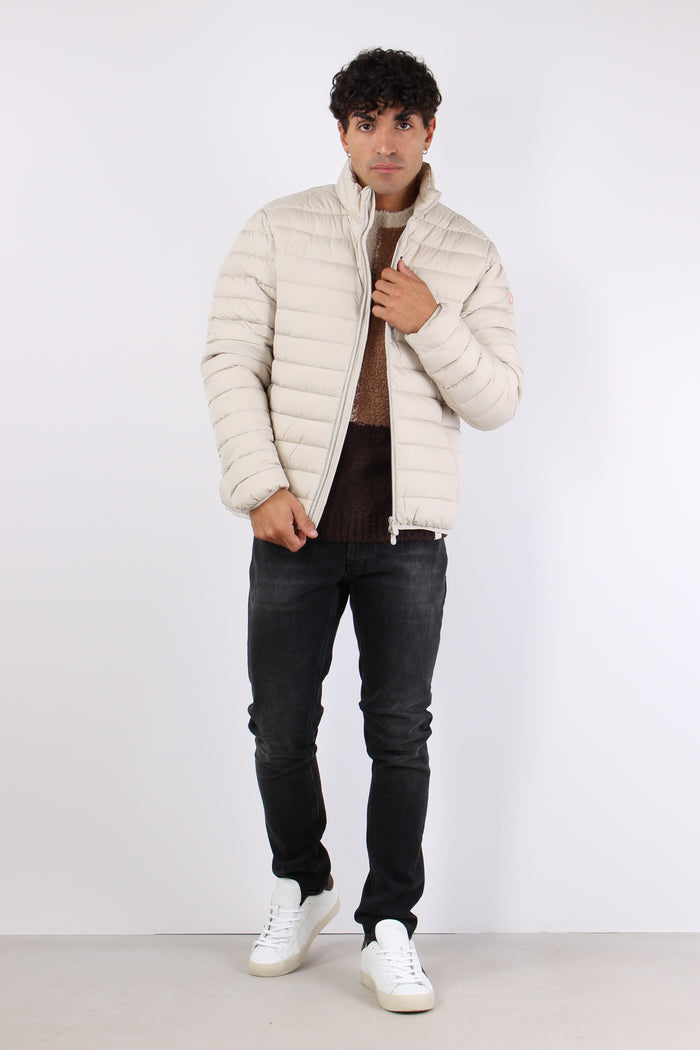 Erion Piumino Collo In Piedi Beige-3