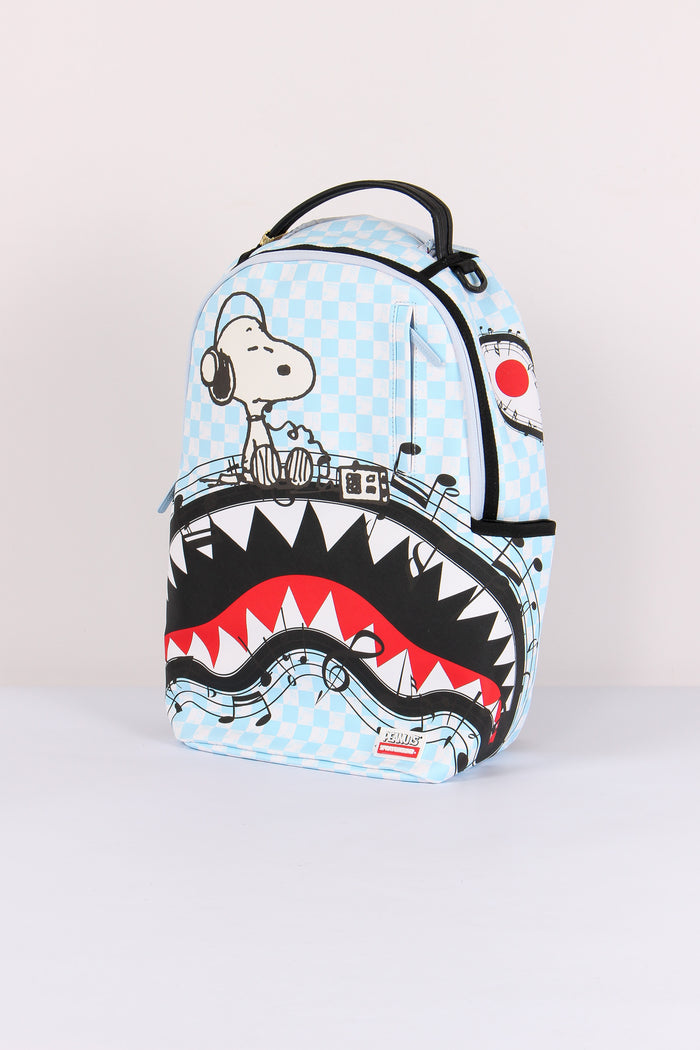 Backpack Peanuts Snoopy Jams Azzurro-2