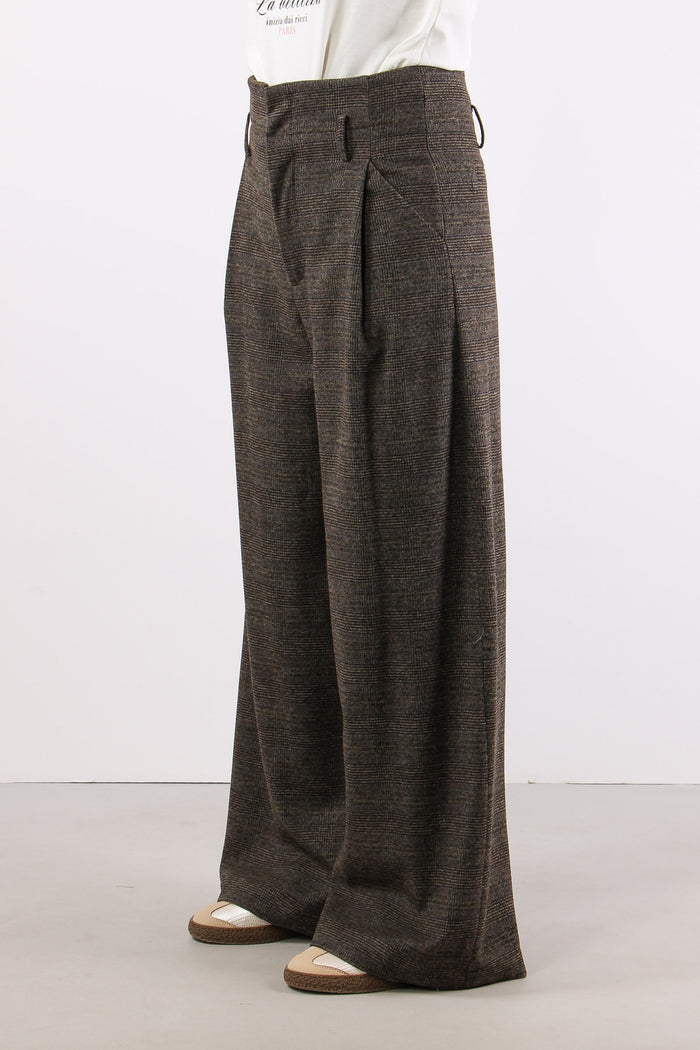 Pantalone Palazzo Quadro Moro/blu-4