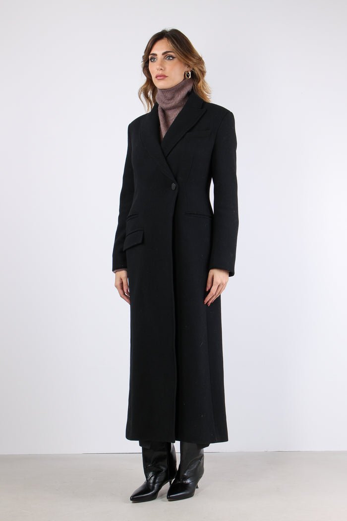 Cappotto Lungo Doppiopetto Black-3