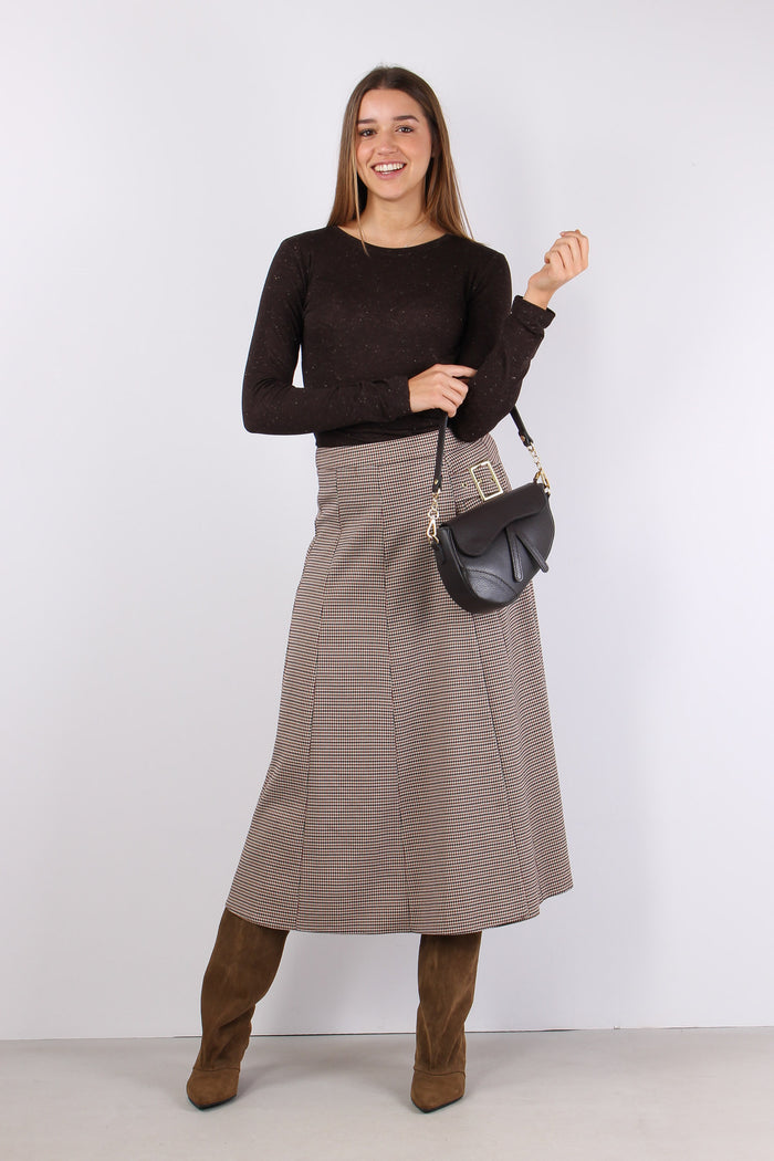 Maglia Girocollo Lana Lurex Moro