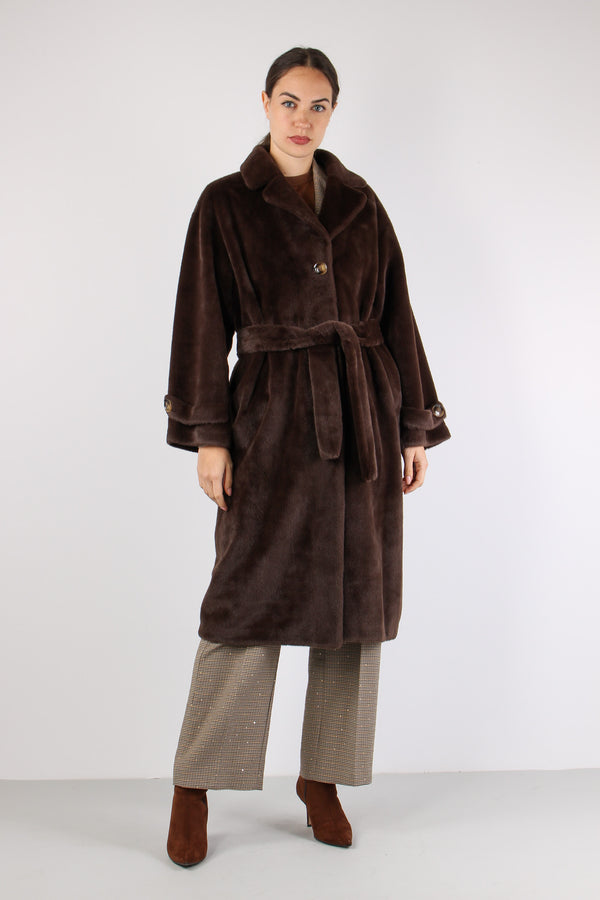 Chamlet Pelliccia Lunga Cintur Shopping-2