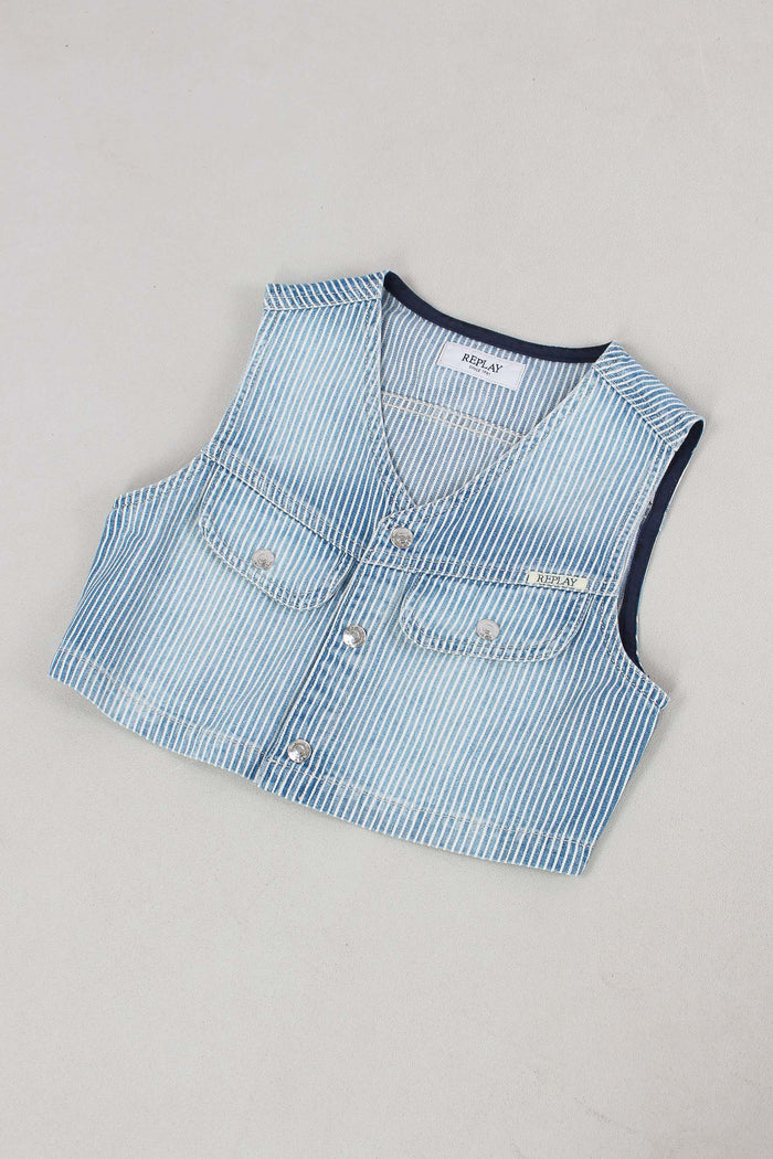 Top Cropped Denim Riga Denim-3