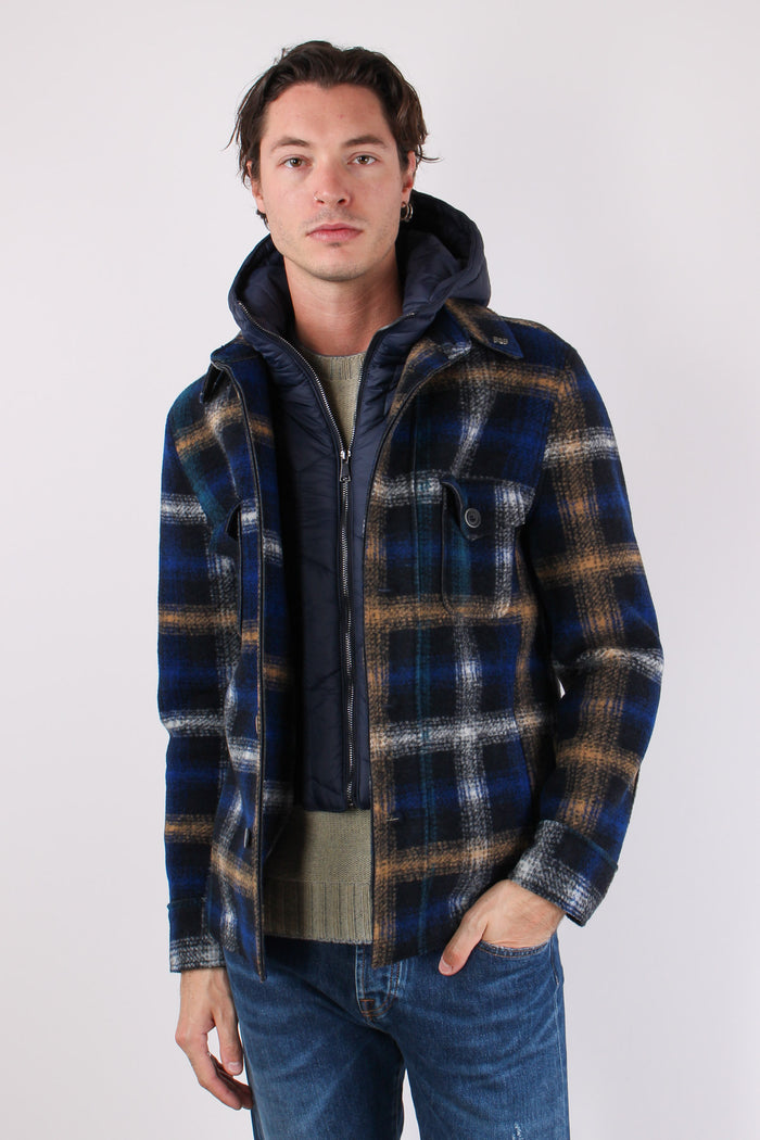 Giubbotto Camicia Pettorina Ny Blu-8