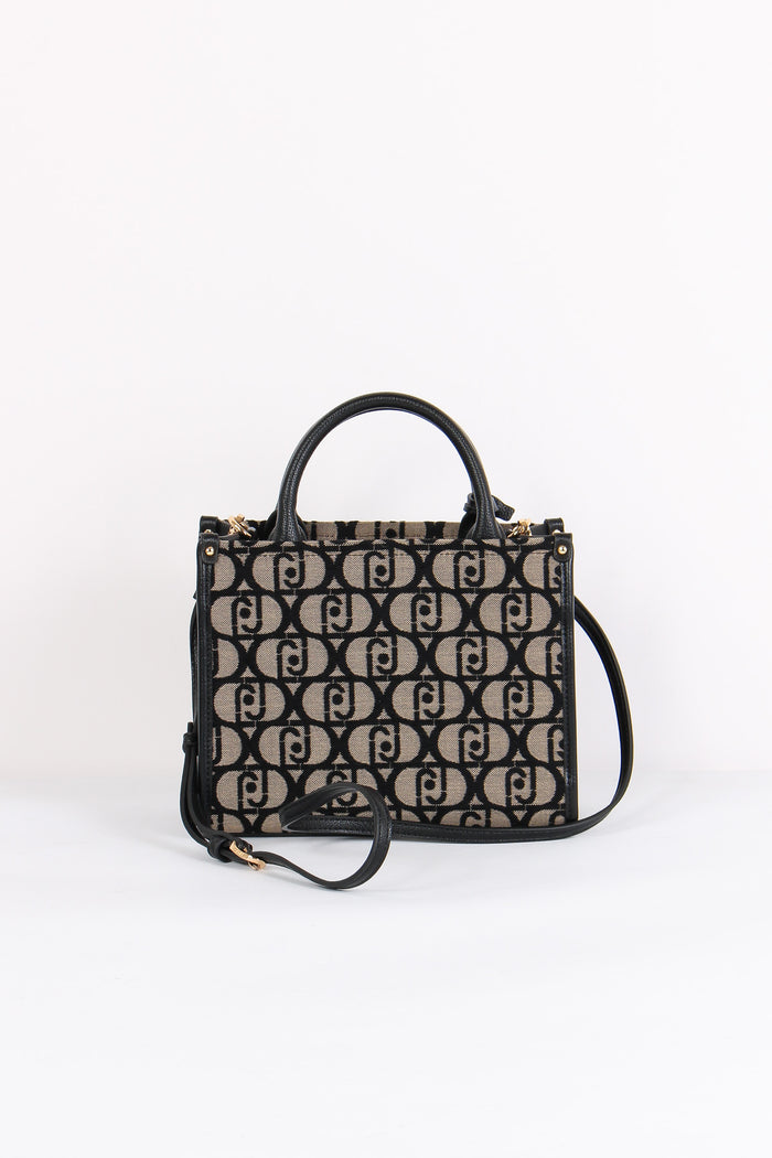 Shopping Piccola Monogram Nero-5