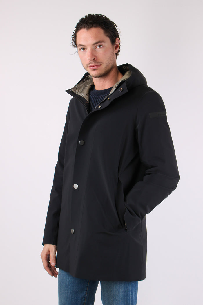 Parka Tessuto Tecnica Black-4