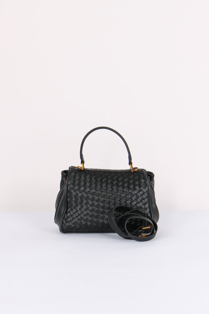 Mini Tracolla Intreccio Black-3