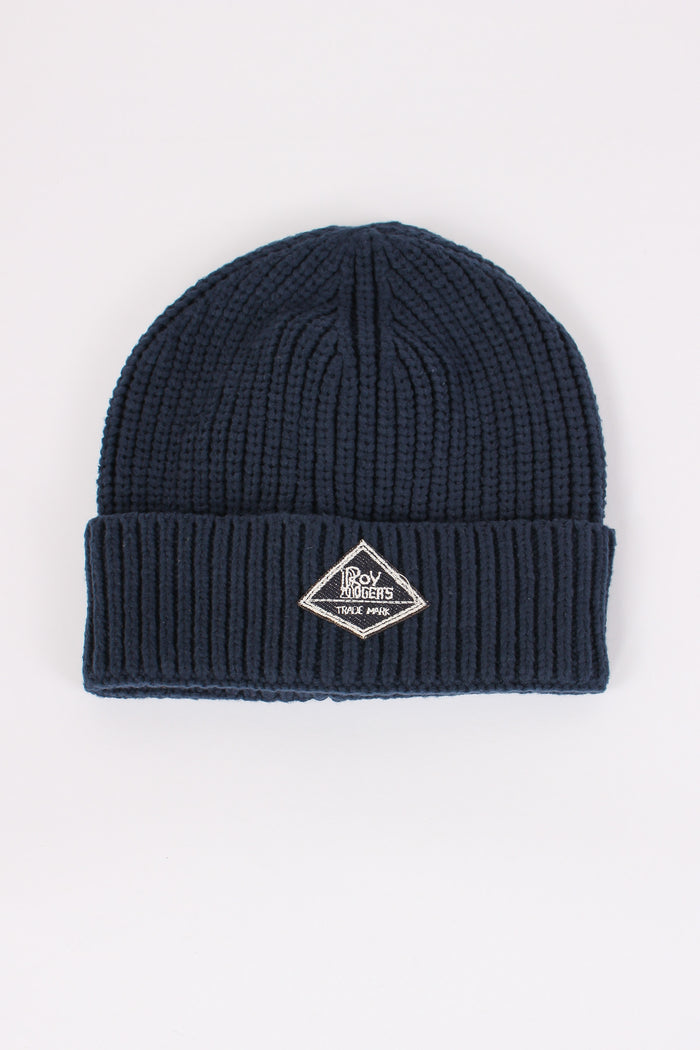 Cuffia Logo Basica Blue Navy