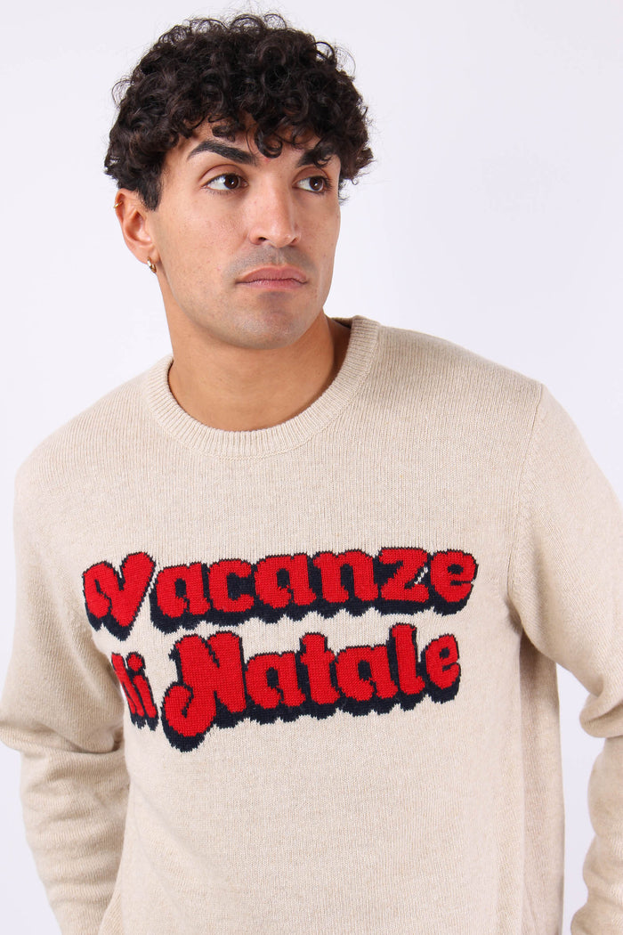 Girocollo Vacanze Di Natale Grigio-8