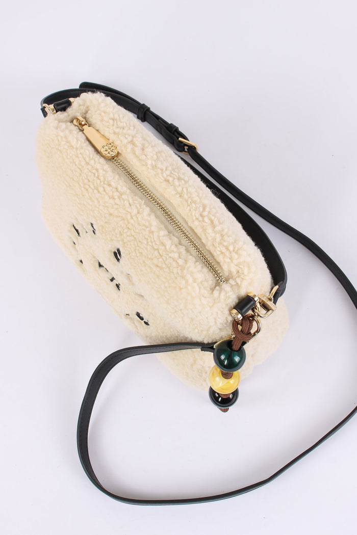 Ski Glam Baguette Teddy Bianco/nero-5