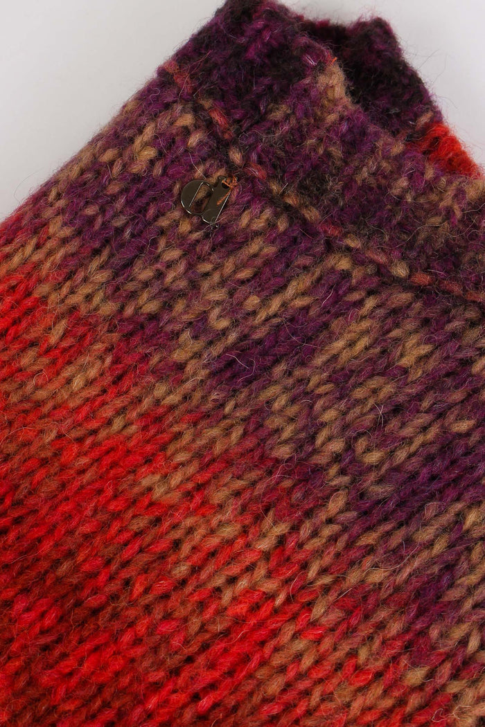 Gilet Over Bottoni Multicolor-5