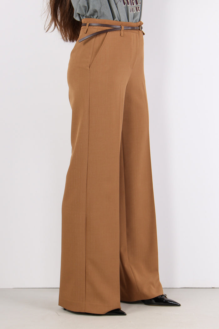 Giliola Pantalone Gessato Lure Miele-6