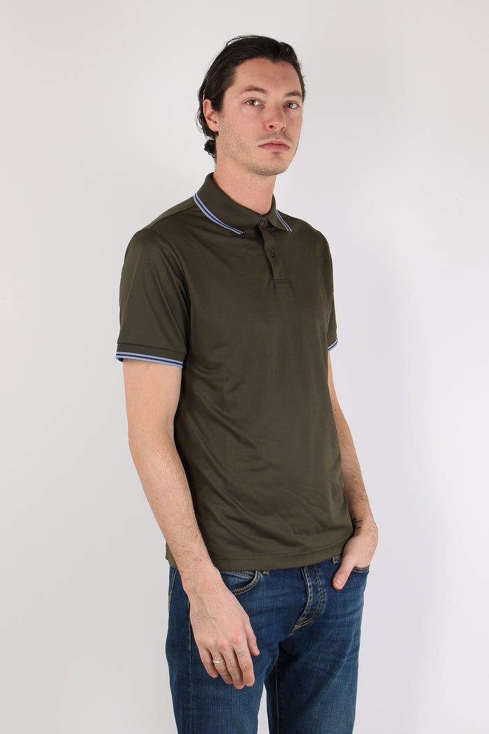 Hari Polo Collo Righe Snake Green-7
