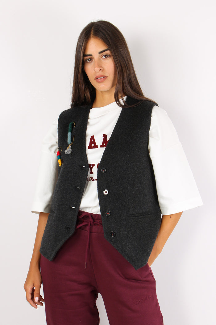 Gilet Lana Inserto Spille Unica-2