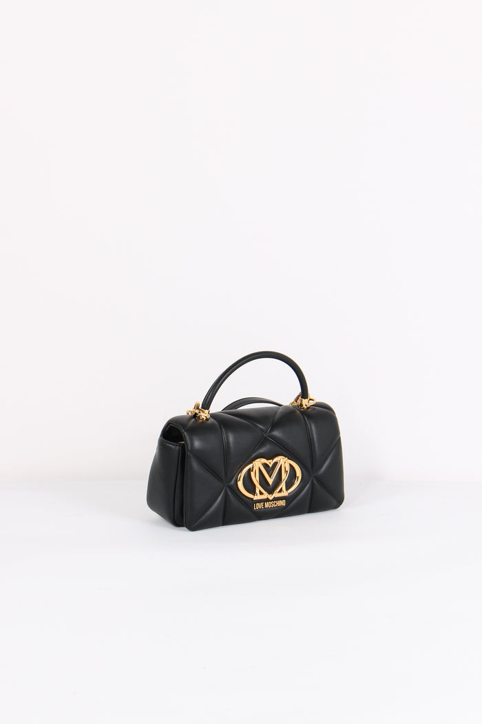 Tracolla 1 Manico Matelasse Nero-6