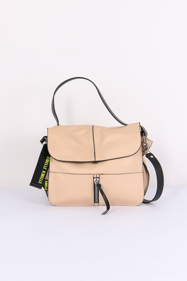 Carole Cartella Media Zip Centrale Blush