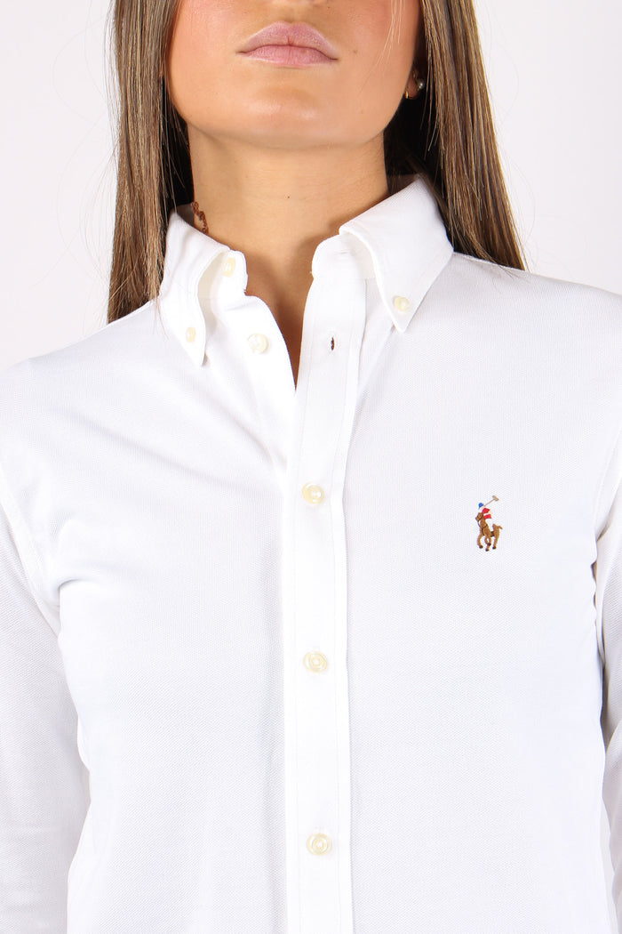 Camicia Oxford Basica White-7