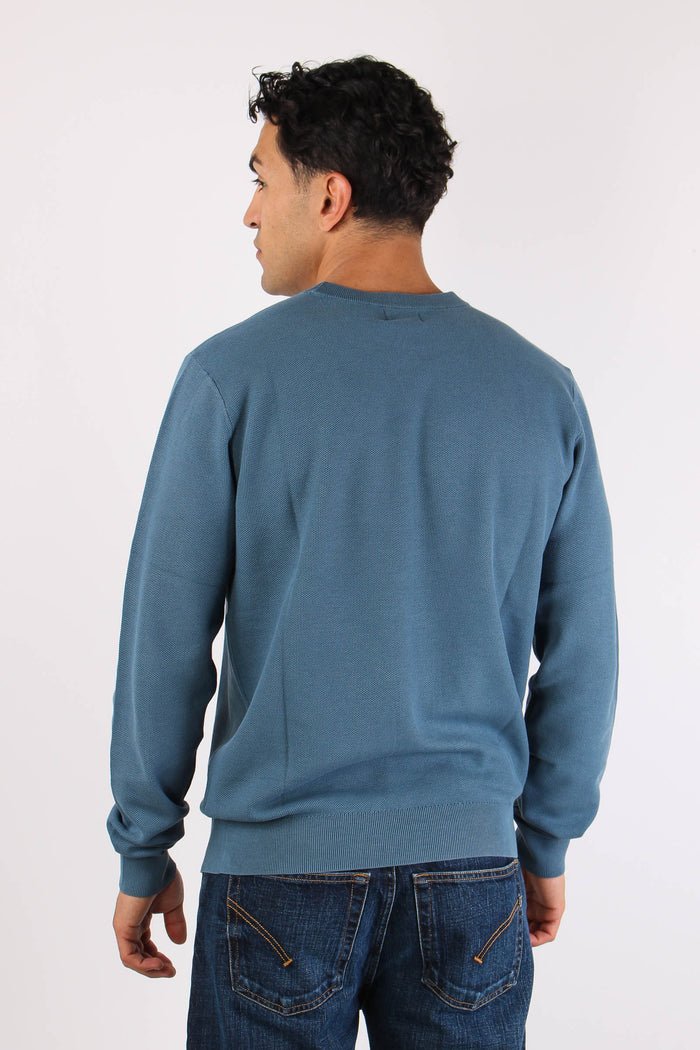 Maglia Girocollo Punto Riso Avio-4