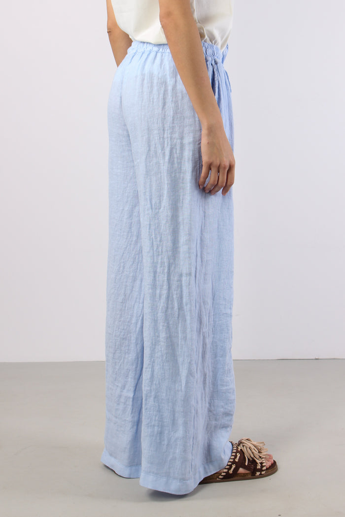 Pantalone Palazzo Lino Azzurro-6