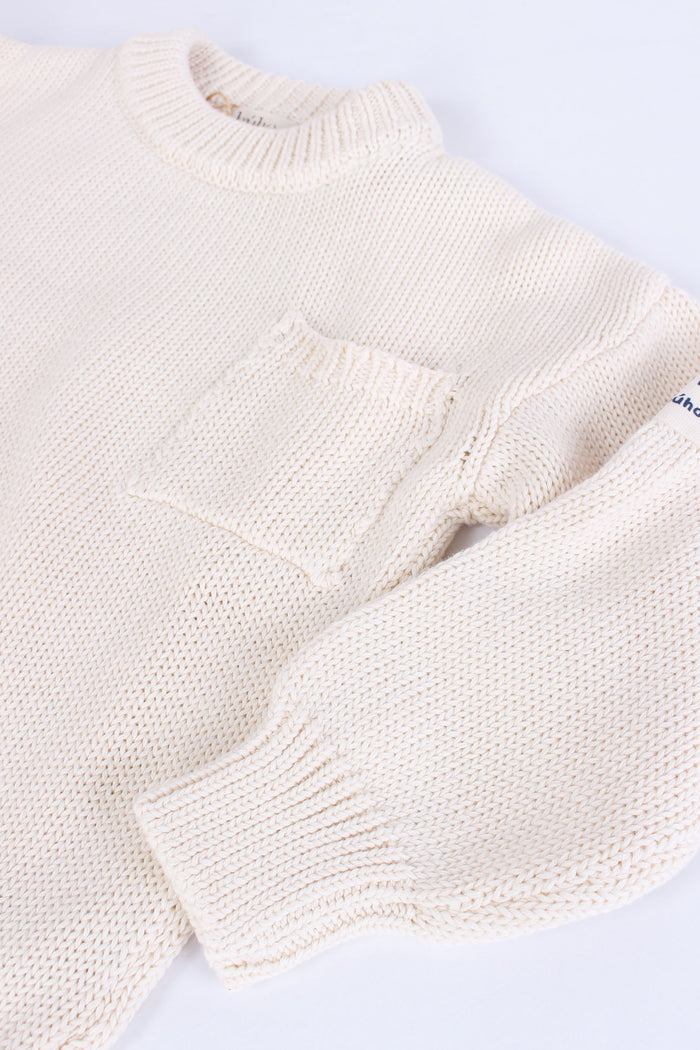 Pull Cotone Ecru-3