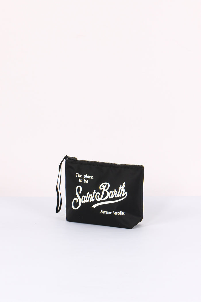 Aline Pochette Nylon Nero-2