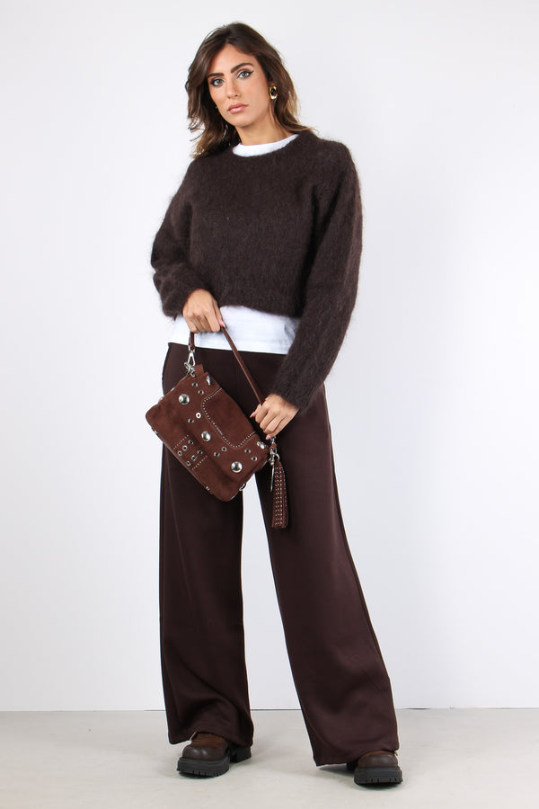 Pantalone Palazzo Modal Moro