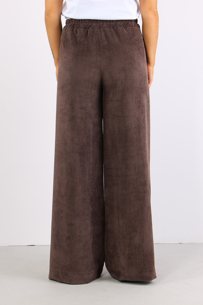Pantalone Palazzo Largo Vellut Moro-4