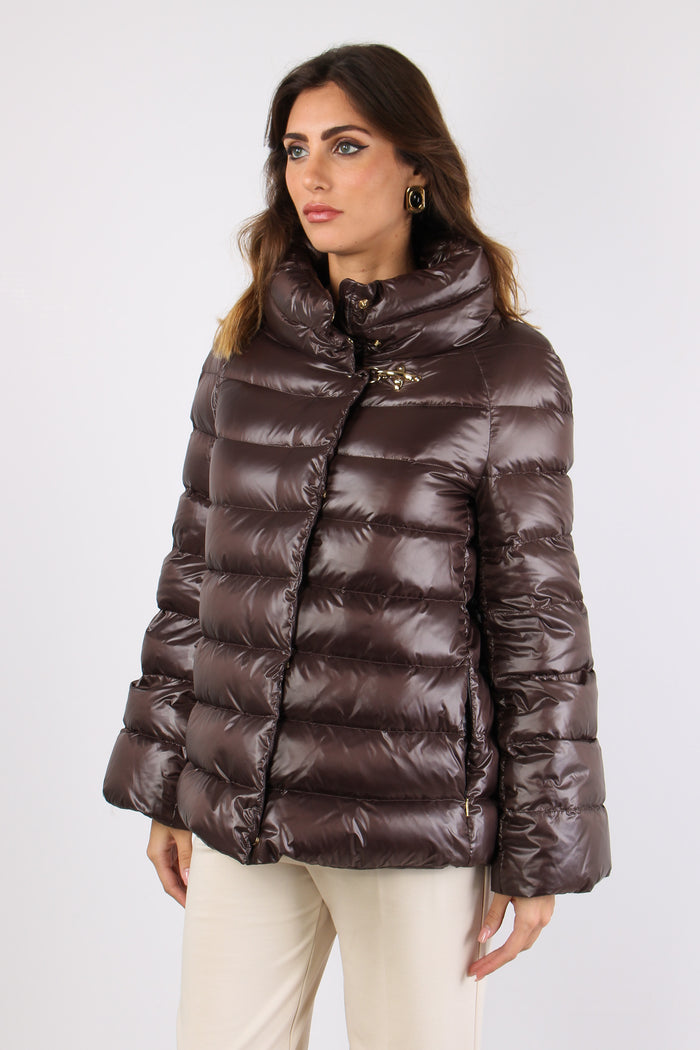 Piumino Cappa Gancio Cioccolato-4