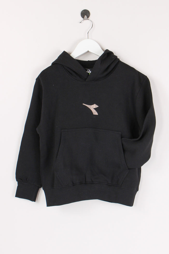 Felpa Cappuccio Tasca Centrale Nero