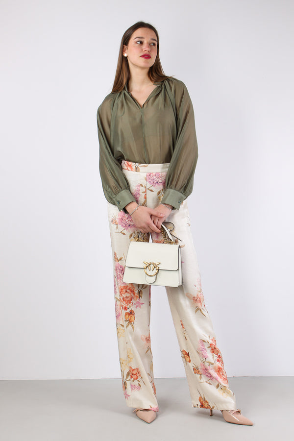 Camicia Coreana Mussola Militare