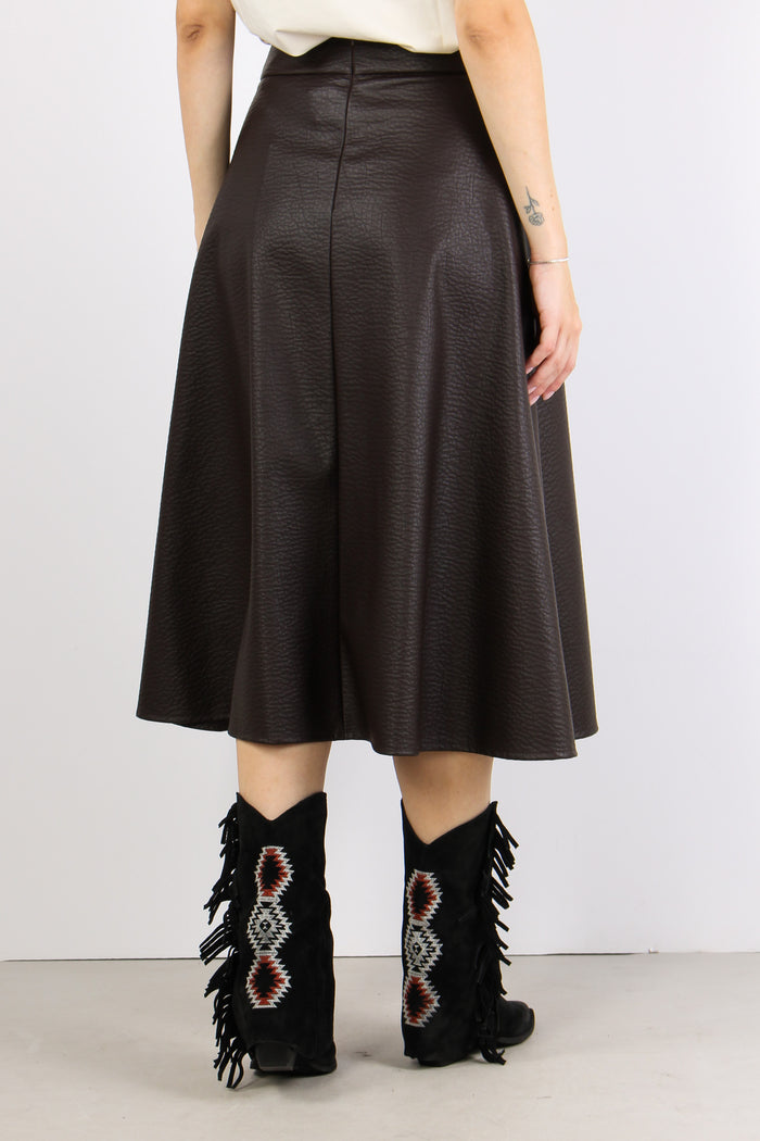 Gonna Ruota Ecopelle Moro-4