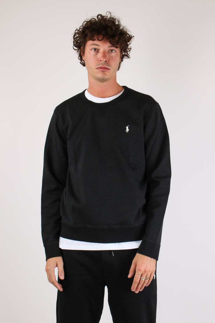 Felpa Girocollo Polo Black