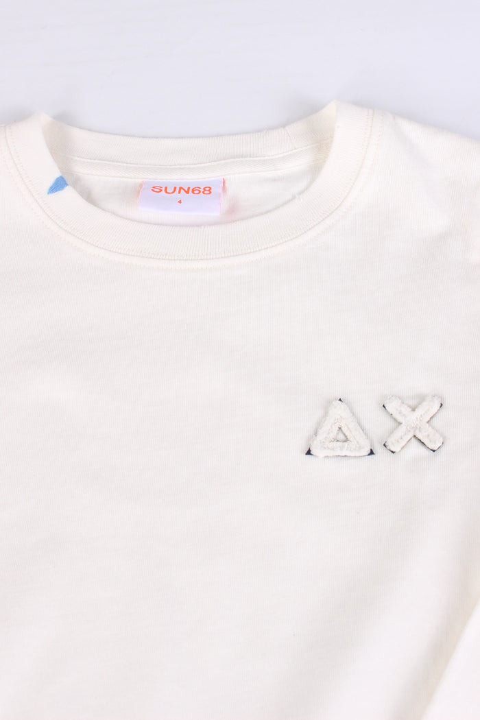 T-shirt Ml Logo Bianco-5