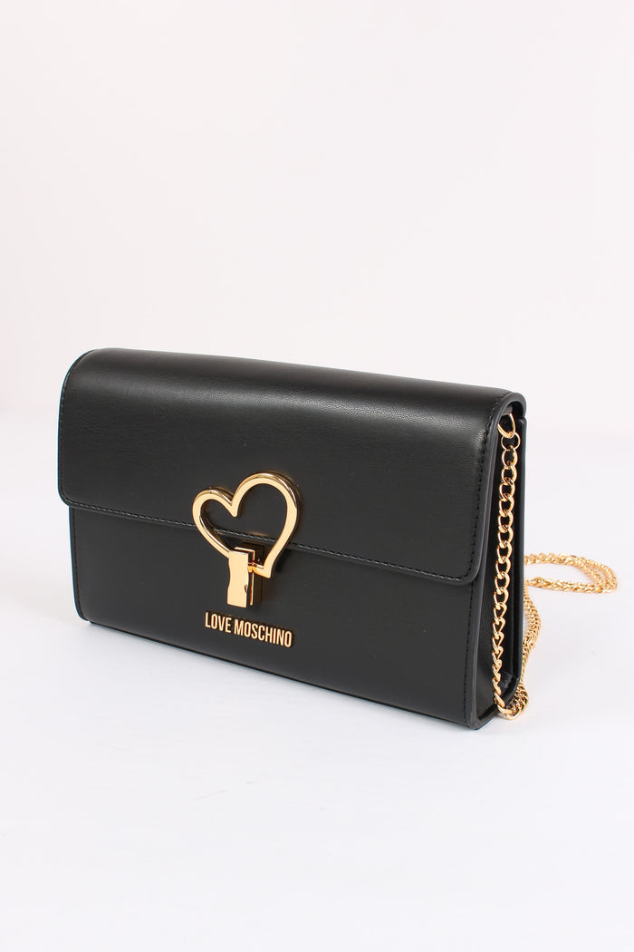 Tracolla Rigida Ecopelle Nero-4