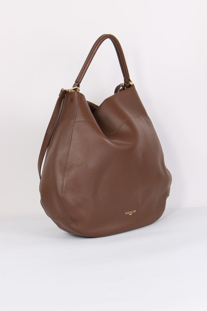 Hobo Maxi Morbida Marrone-5
