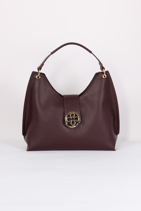 Federica W Hobo Placca Rosone Bordeaux