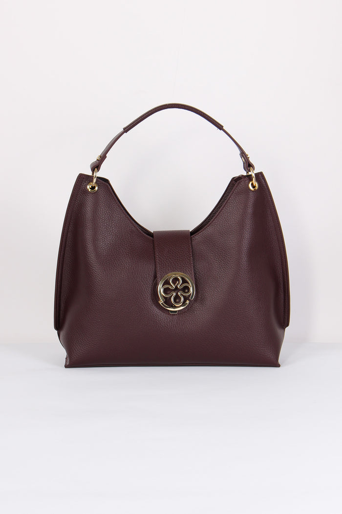 Federica W Hobo Placca Rosone Bordeaux