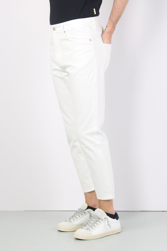 Jeans 5 Tasche Pulito White-5