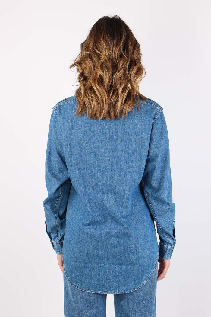 Camicia Denim Mostrine Spalla Denim-4